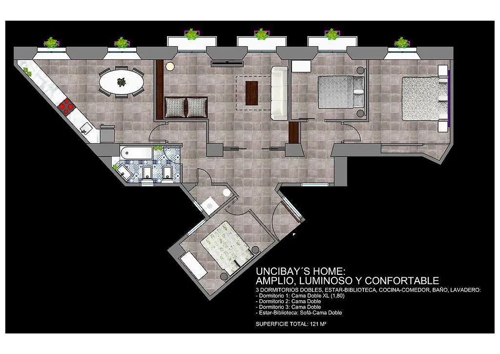 Apartment Uncibays Home Malaga Spain